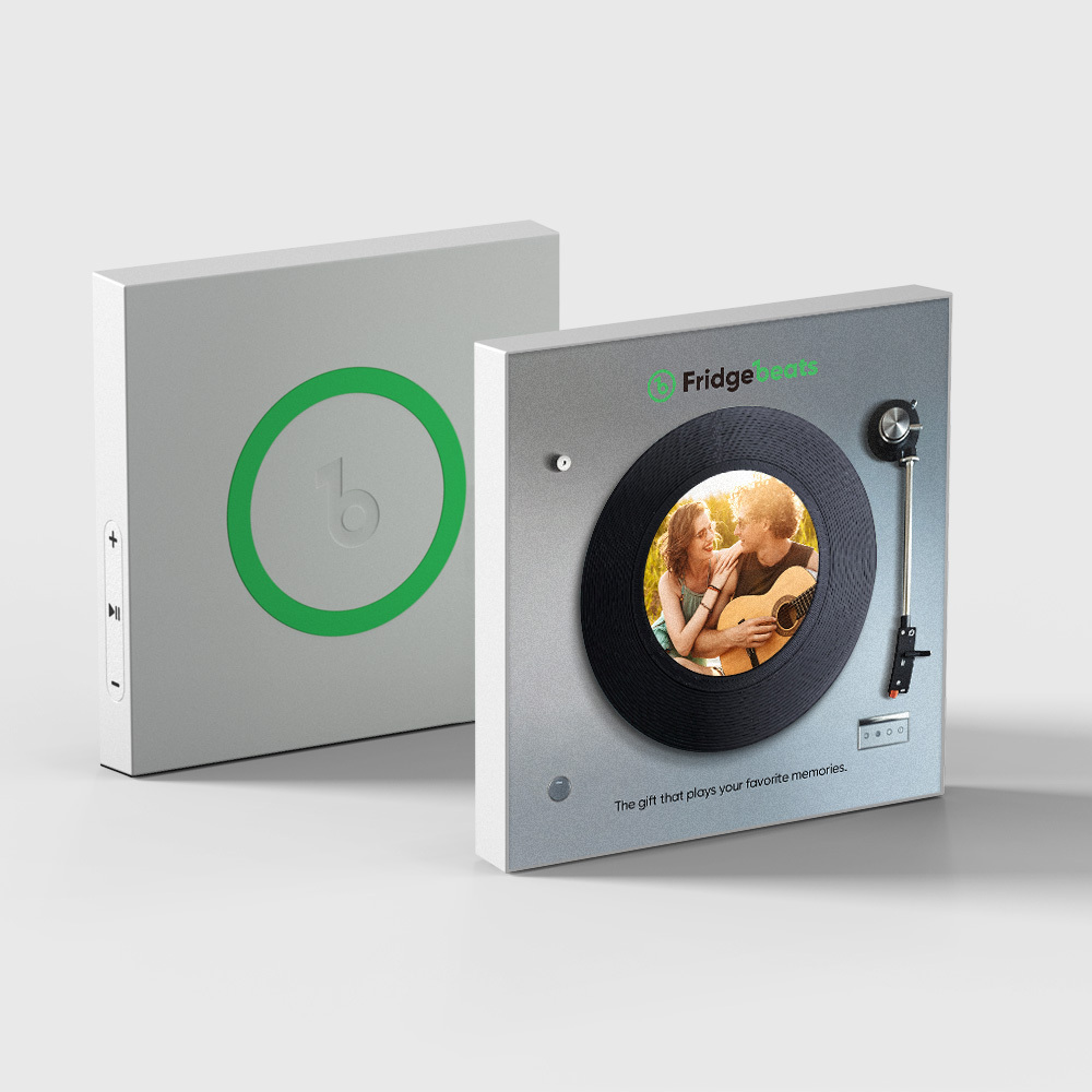 Custom Song Fridge Magnet With Photo Supports NFC Functionality Gifts for Men - MyMoonLampAu