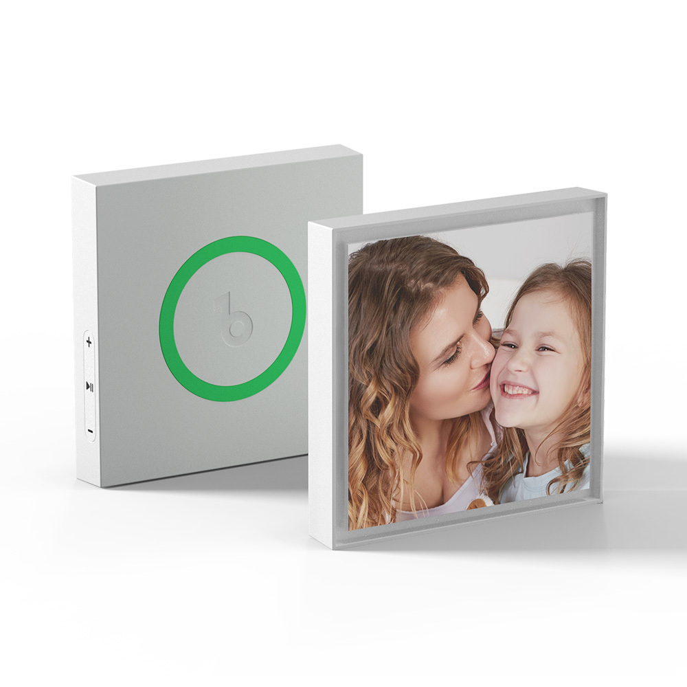 Mother's Day Gift Custom Music & Photo Fridge Magnet Supports NFC Functionality Gift for Mom - MyMoonLampAu