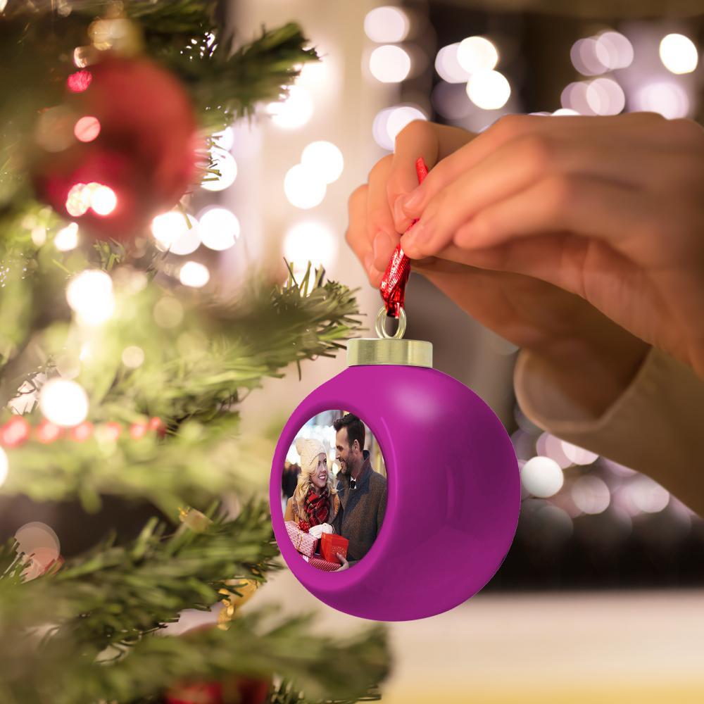 Personalized Christmas Ball Photo Ball 6cm Best Christmas Tree Decoration