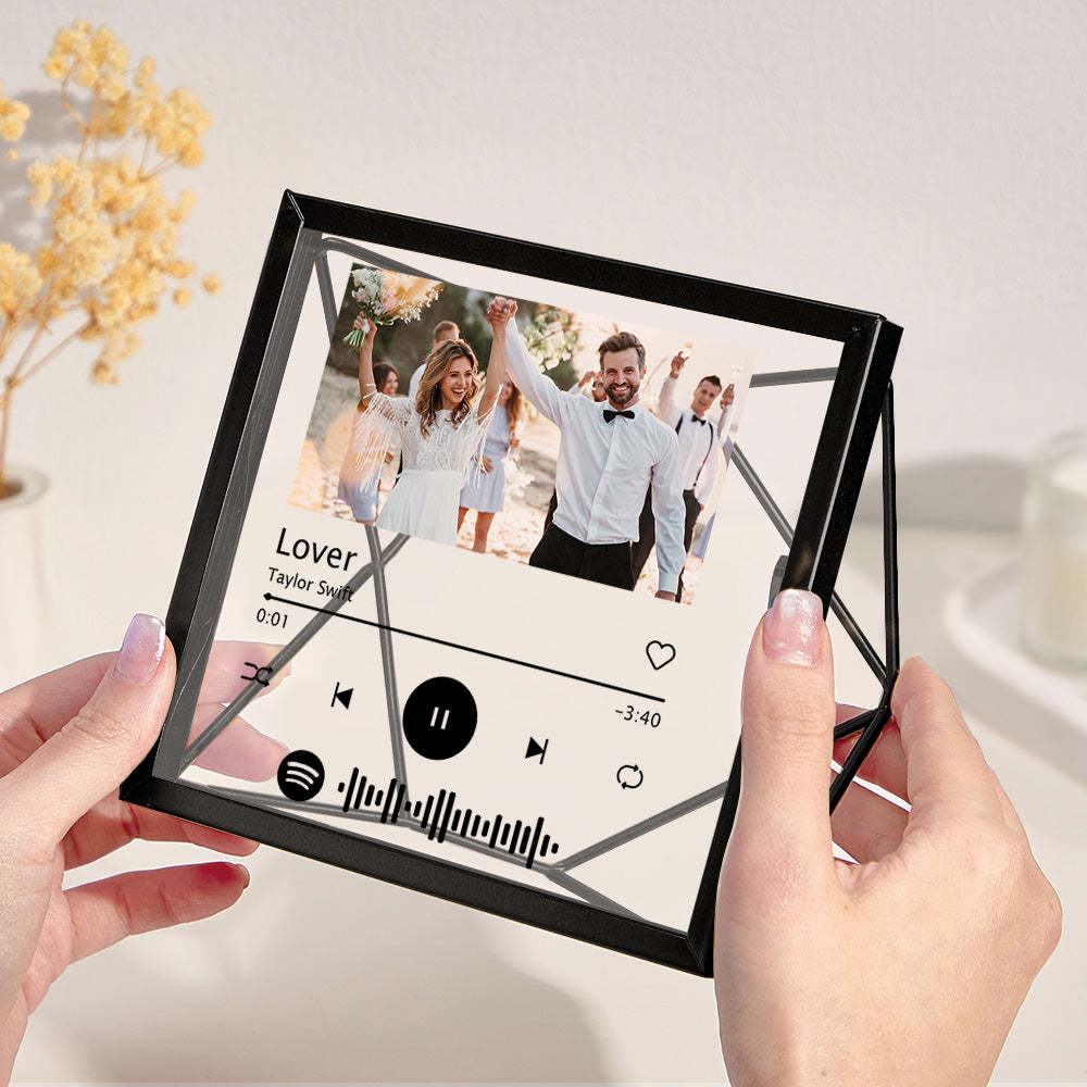 Custom Photo Spotify Acrylic Photo Frame Personalized Picture Gift - mymoonlampau