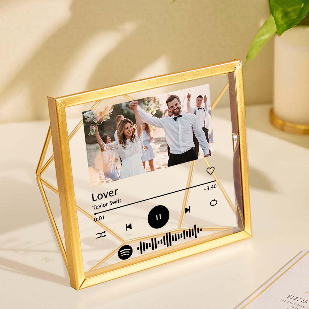 Custom Photo Spotify Acrylic Photo Frame Personalized Picture Gift - mymoonlampau