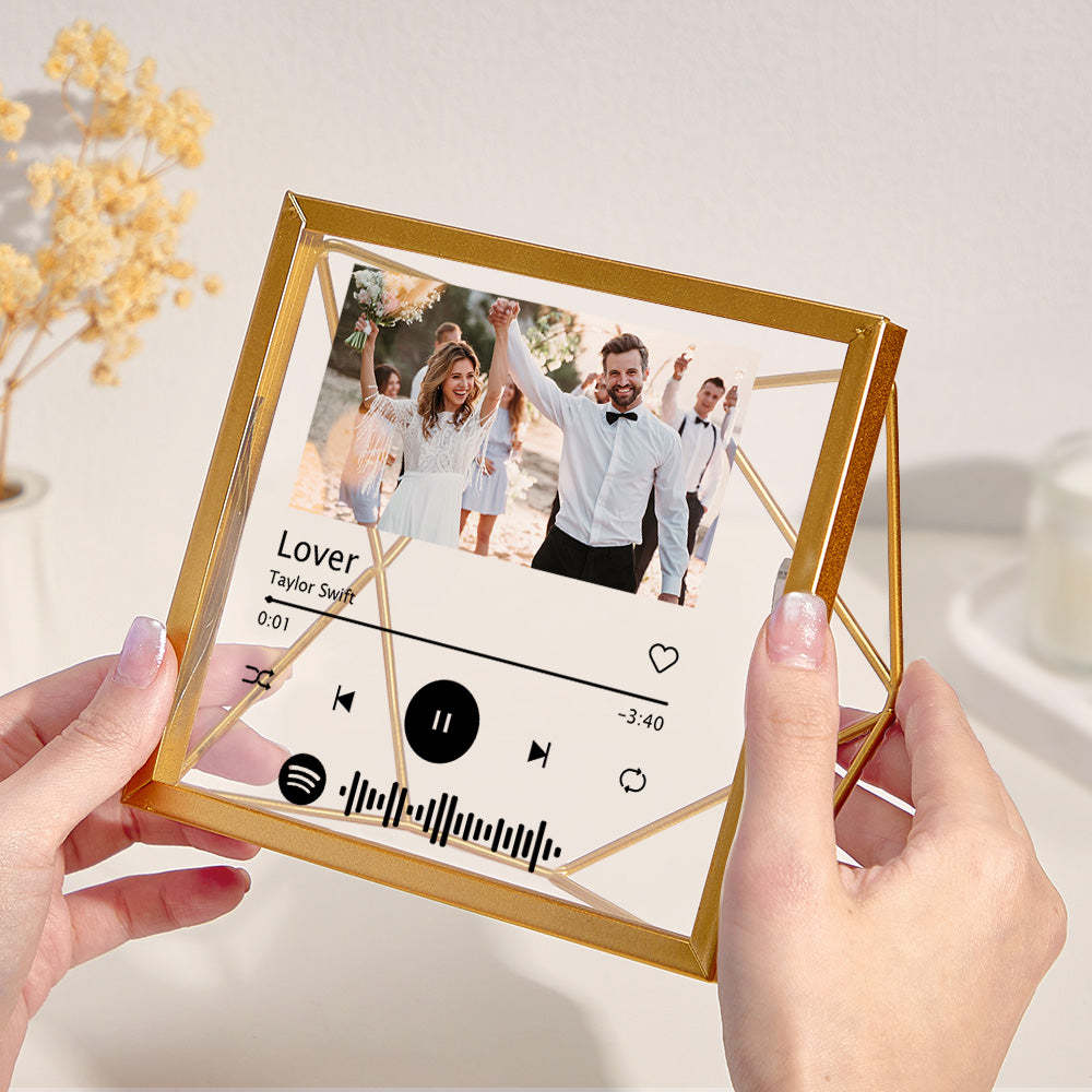 Custom Photo Spotify Acrylic Photo Frame Personalized Picture Gift - mymoonlampau