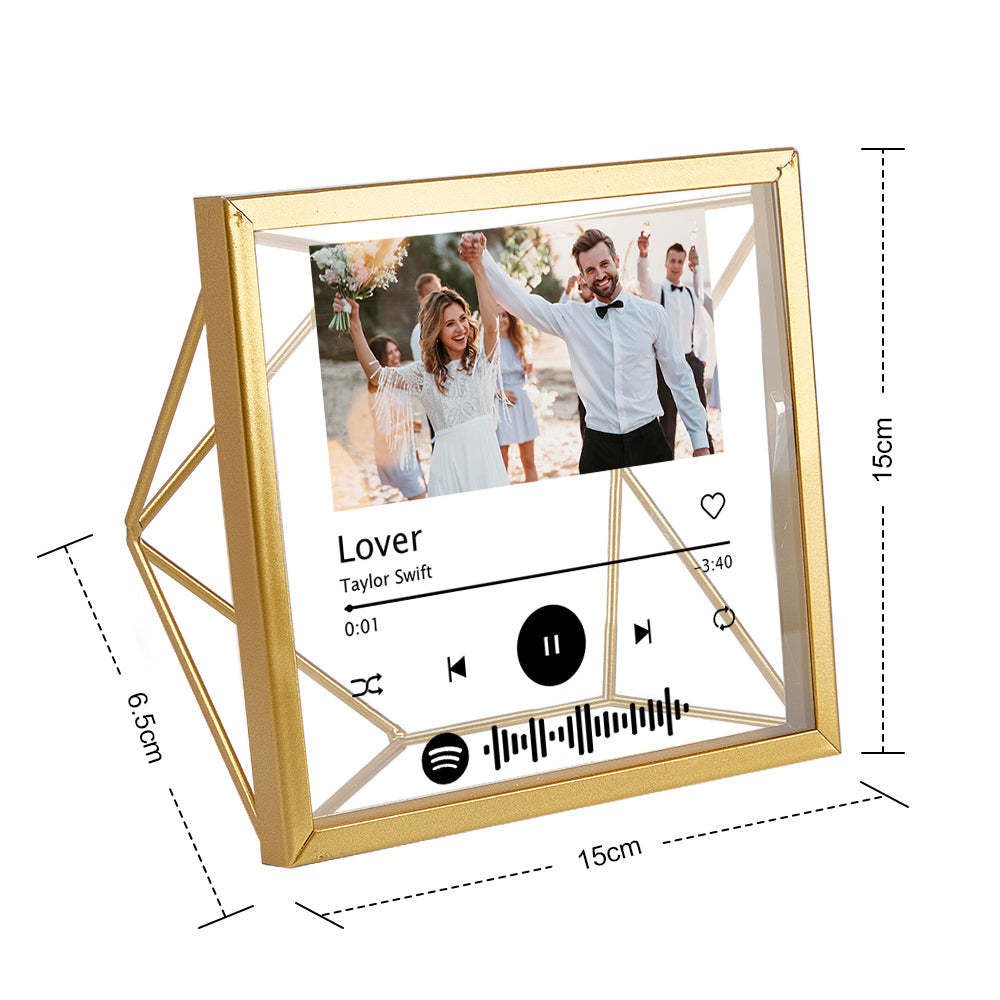 Custom Photo Spotify Acrylic Photo Frame Personalized Picture Gift - mymoonlampau