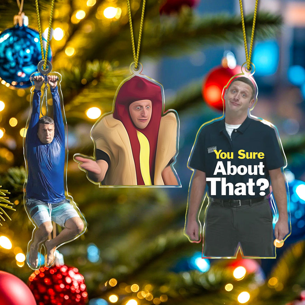Funny Tim Robinson Zipline Ornament - MyMoonLampAu