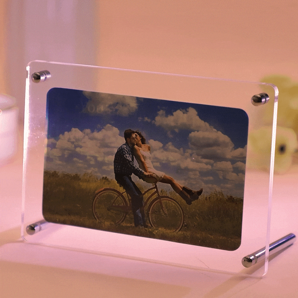Personalized Light-Reveal Desk Art Custom Picture Frame Valentine's Day Gift - mymoonlampau
