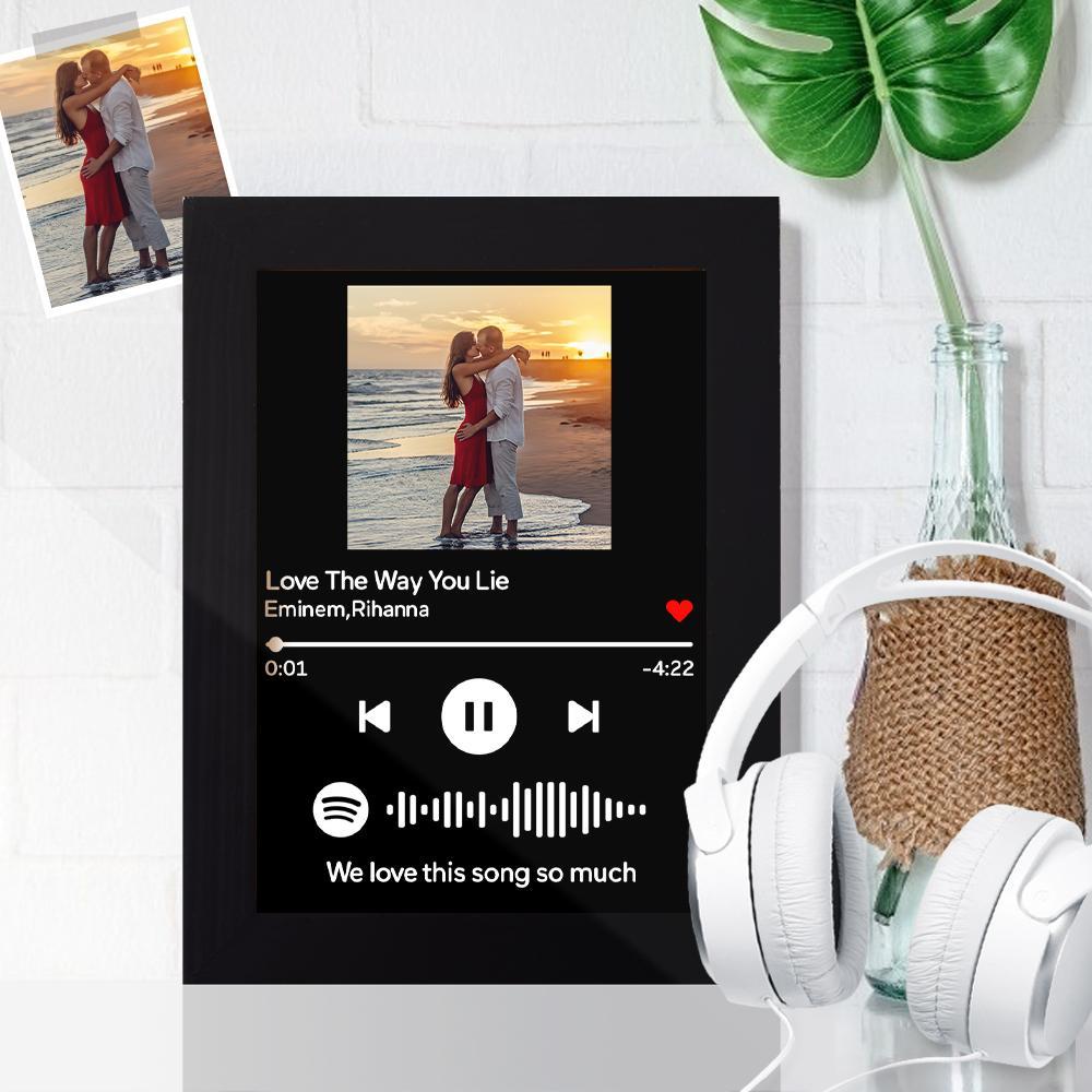 Gifts for Him Custom Spotify Frame Song Frame Song Plaque Custom Song Frame(7"& 10")