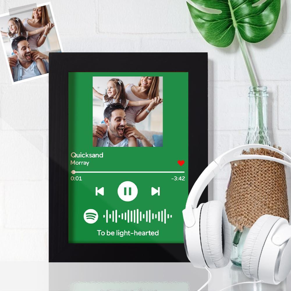 Gifts for Him Custom Spotify Frame Song Frame Song Plaque Custom Song Frame(7"& 10")