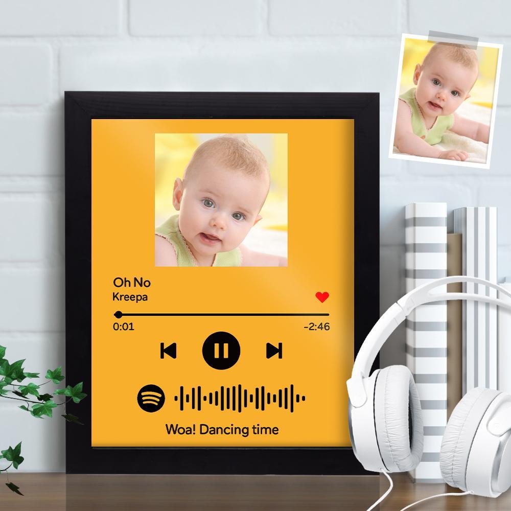 Gifts for Him Custom Spotify Frame Song Frame Song Plaque Custom Song Frame(7"& 10")