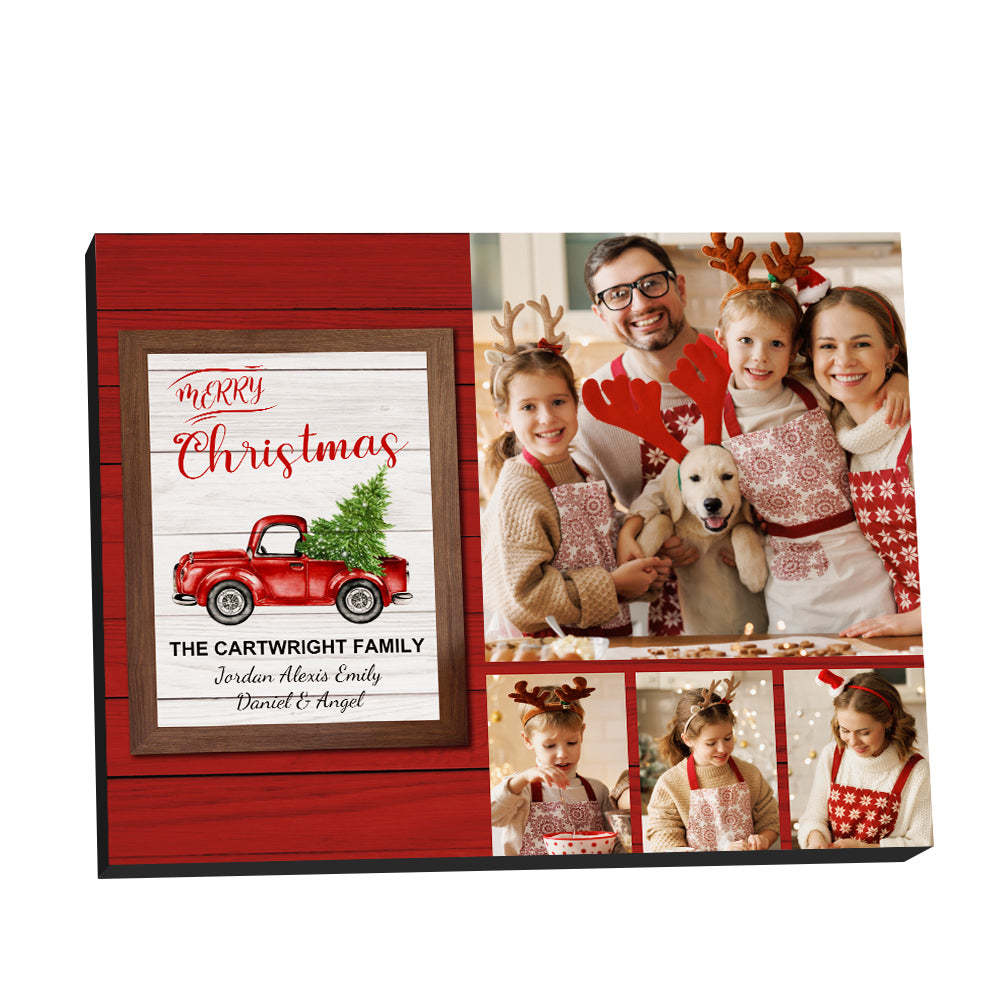 Personalised Christmas Picture Frame Custom Photo Christmas Gifts - mymoonlampau