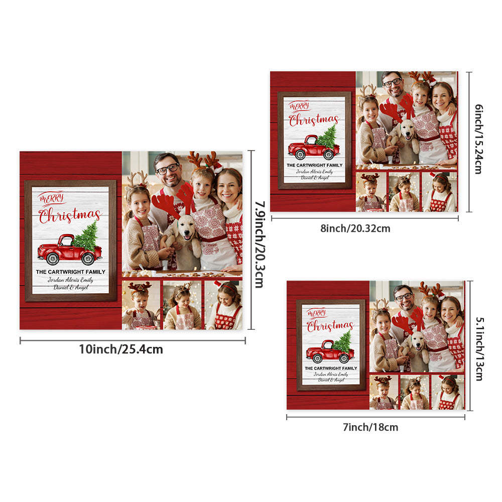 Personalised Christmas Picture Frame Custom Photo Christmas Gifts - mymoonlampau