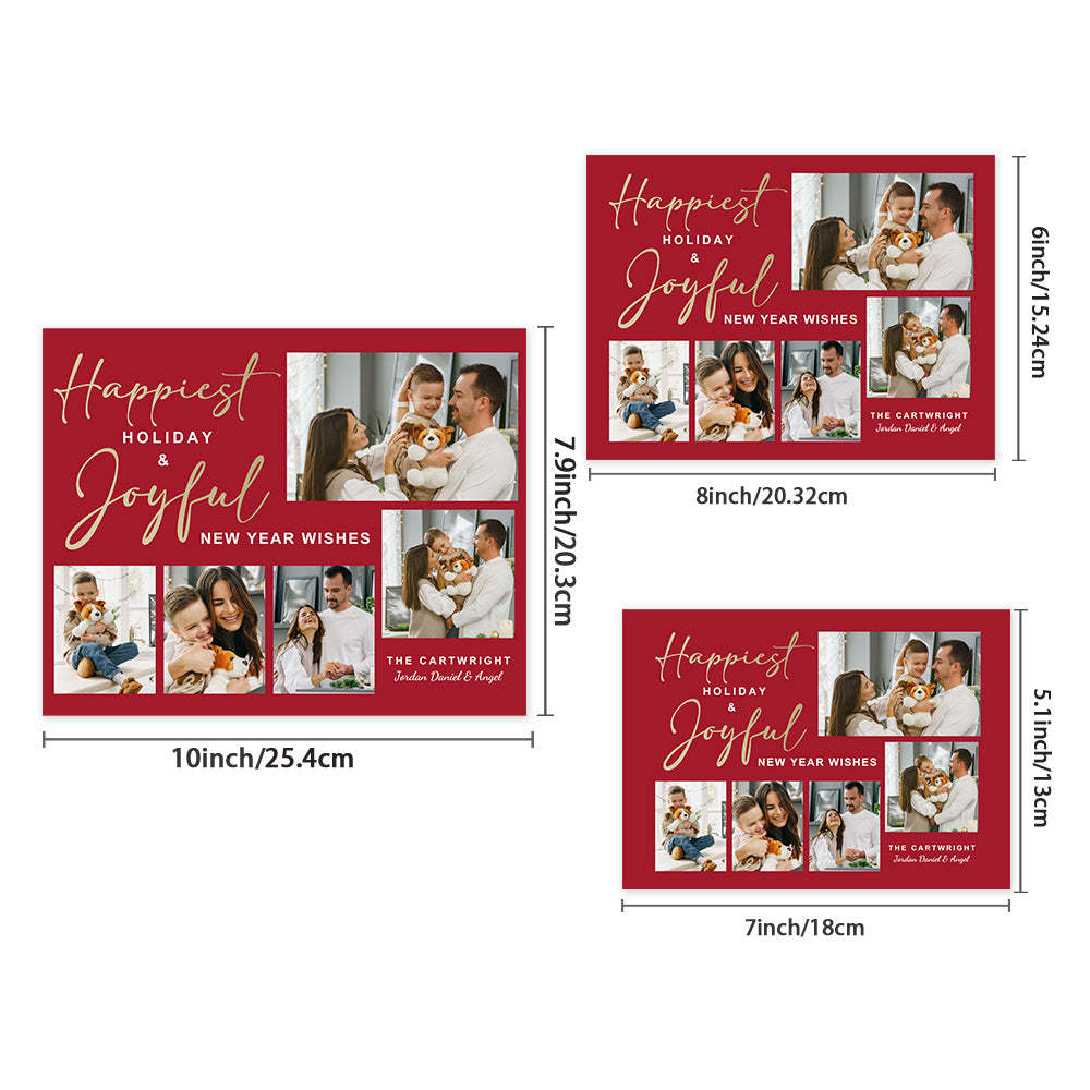 Personalised Christmas Picture Frame Custom Photo Christmas Gifts - mymoonlampau