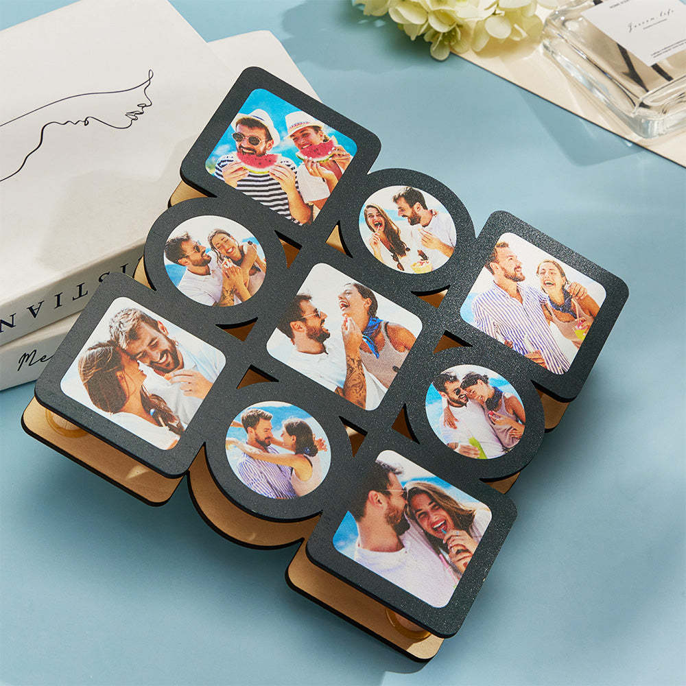 Custom Photo Pendant Photo Frames Wooden Memorial Gifts - mymoonlampau