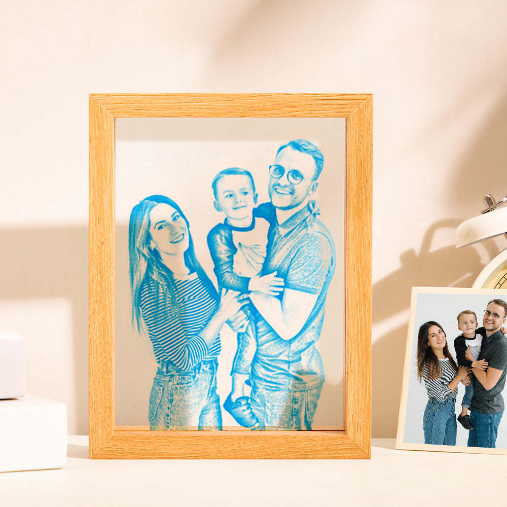 Custom Photo Film Negative Style Frames Personalized Photo Film Frame Projectable Photo Frame - mymoonlampau