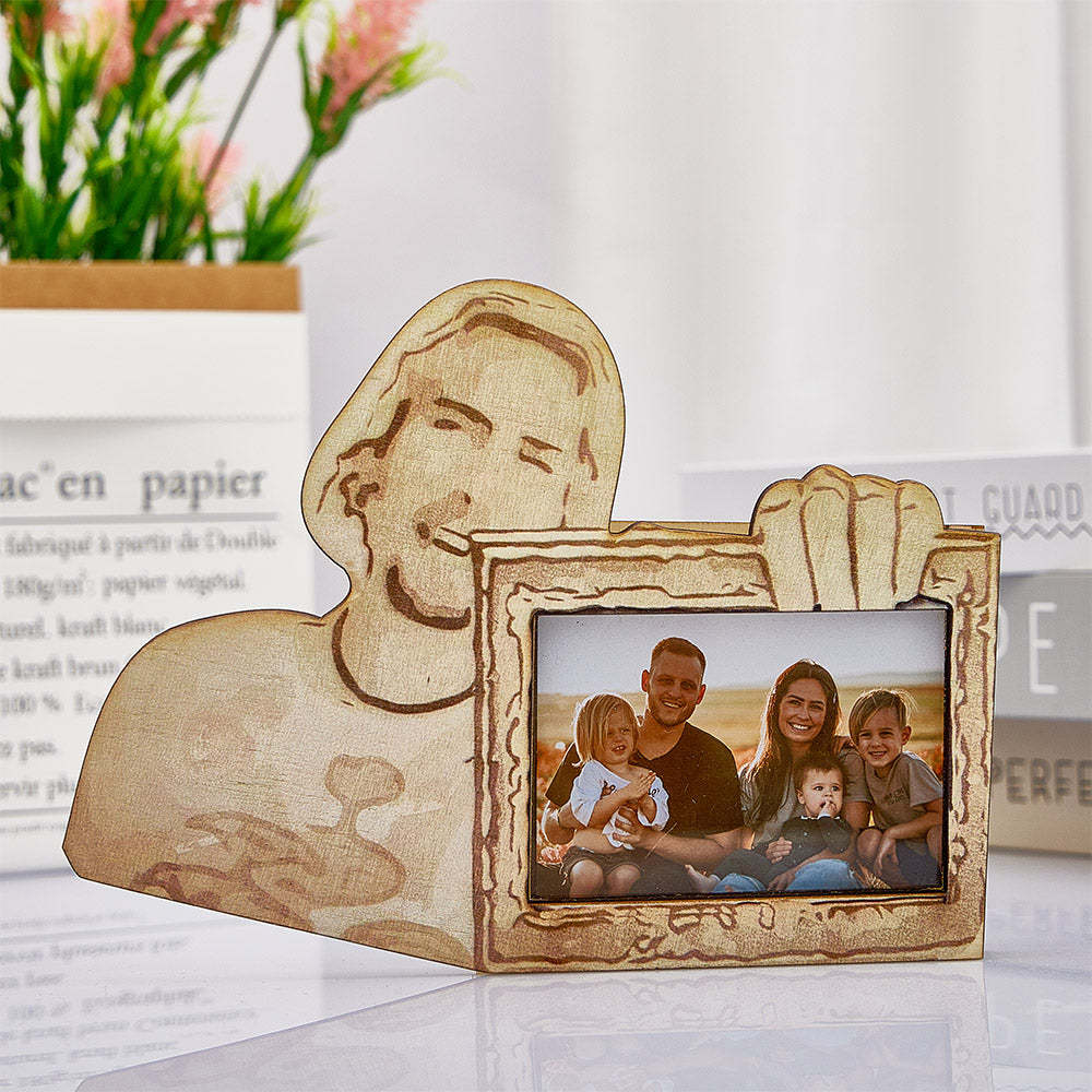 Personalized Wooden Picture Frame Look At This Photograph Funny Frame Gifts - mymoonlampau