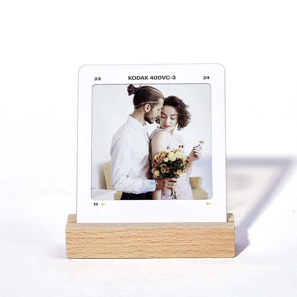 Custom Photo Light and Shadow Ornament Film Reversal Photo Projection Ornament - mymoonlampau