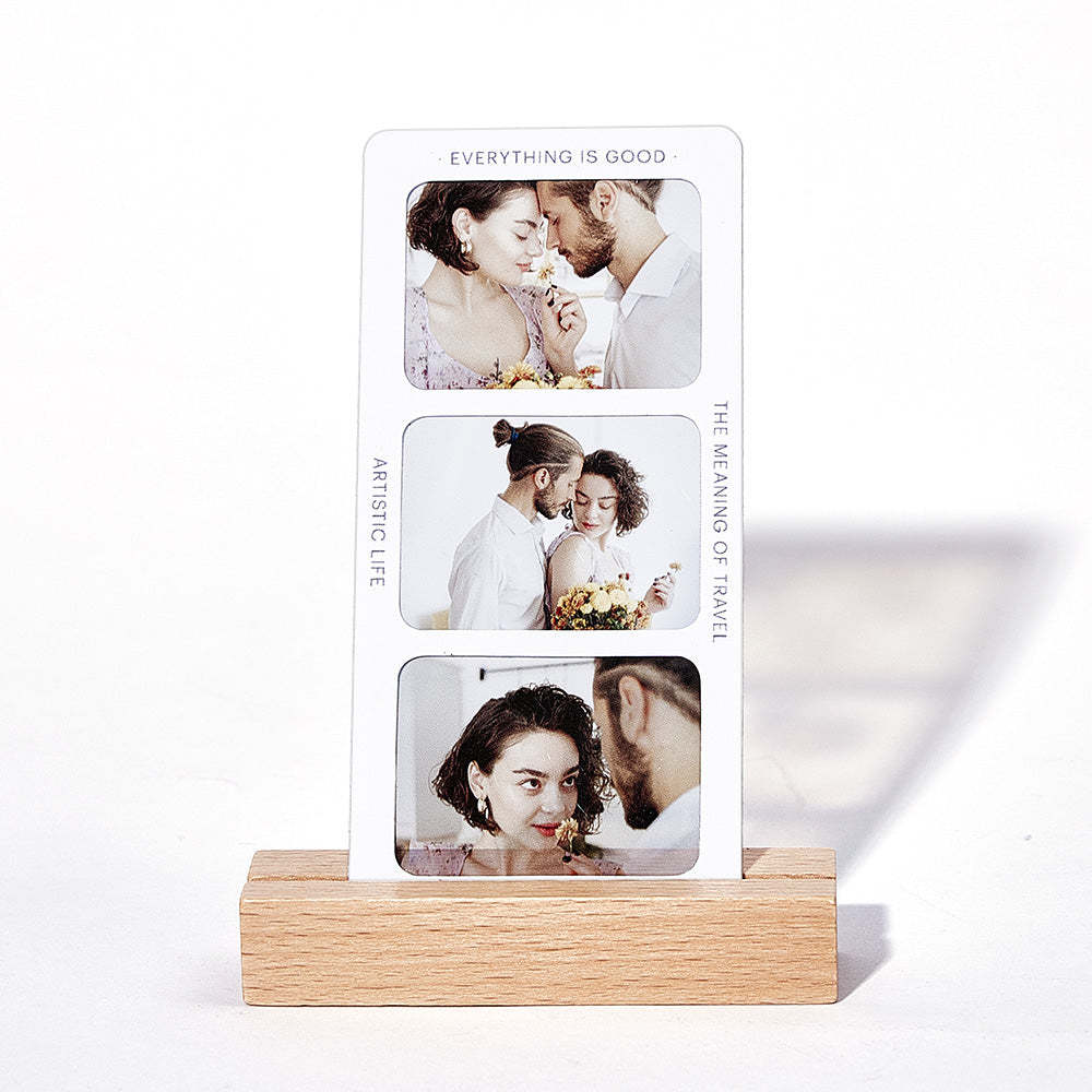 Custom Photo Light and Shadow Ornament Film Reversal Photo Projection Ornament - mymoonlampau