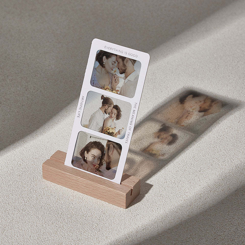 Custom Photo Light and Shadow Ornament Film Reversal Photo Projection Ornament - mymoonlampau