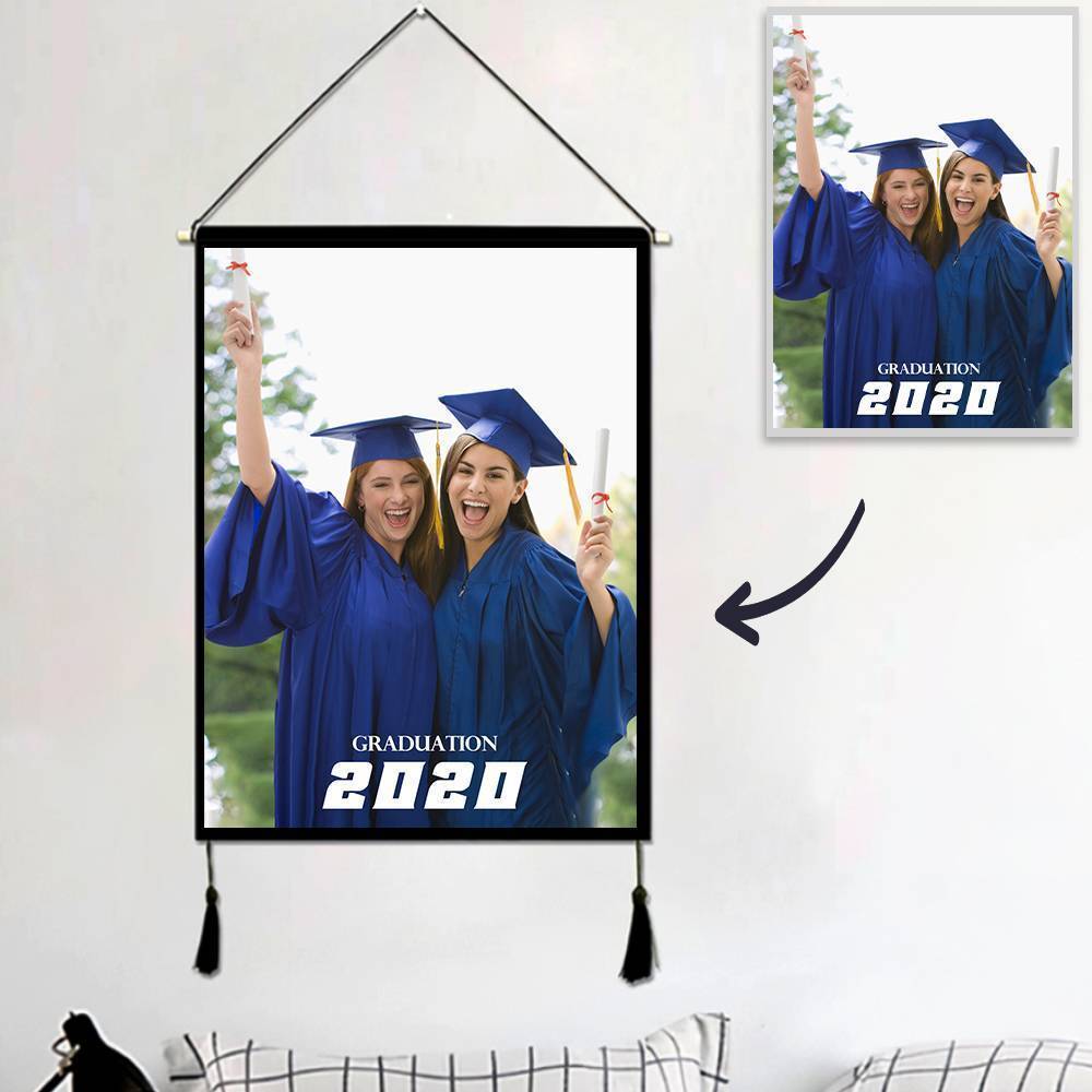 Custom Photo Tapestry - Congrats Graduation 2020 Gifts