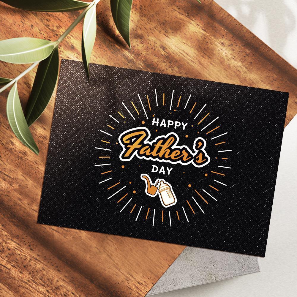 Greeting Card Father's Day Blessing Card Father's Day Gifts
