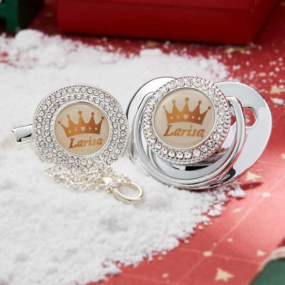 Personalized Name Exquisite Handmade Pacifier Gift for Your Little One