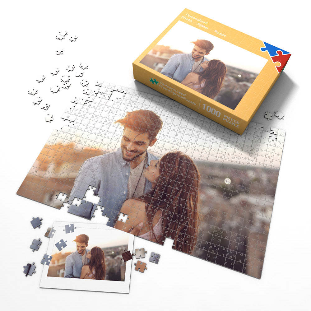 Custom Photo Jigsaw Puzzle Best Mother's Day Gifts 35-1000 Pieces