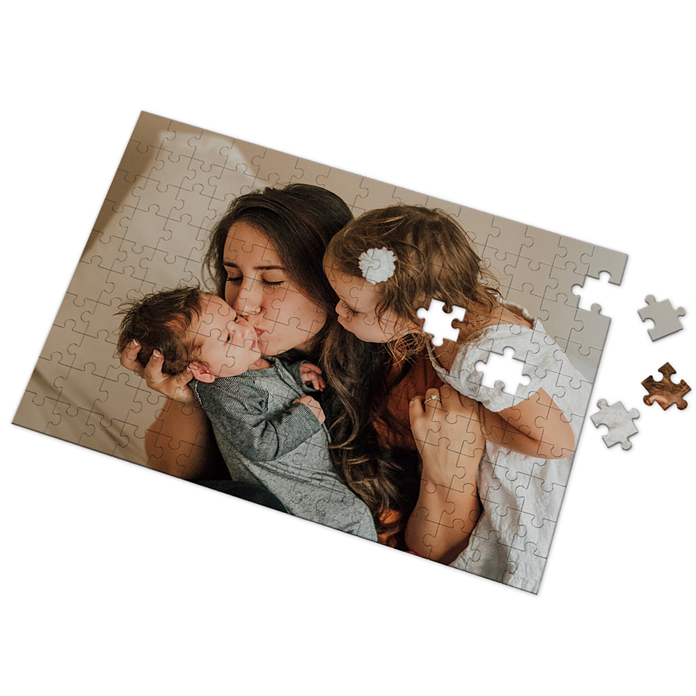 Custom Photo Jigsaw Puzzle Best Mother's Day Gifts 35-1000 Pieces