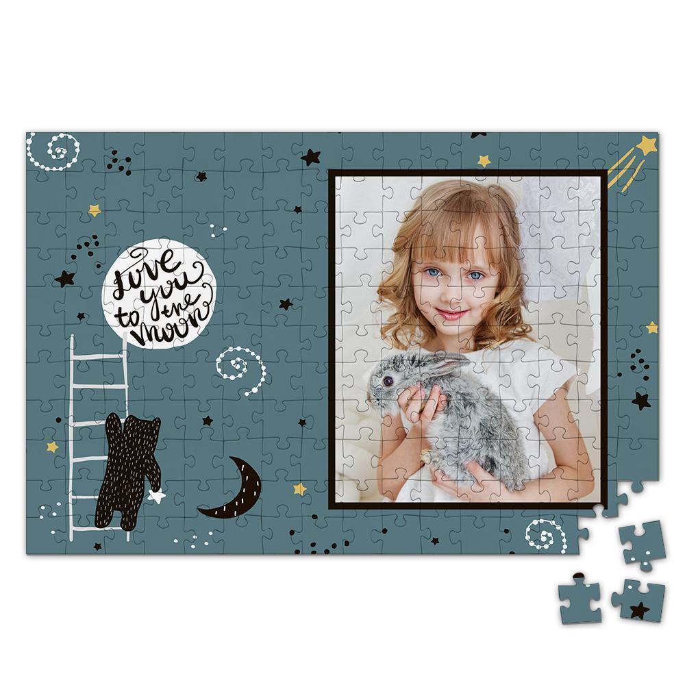 Custom Photo Puzzle Love You to The Moon - 35-1000 pieces