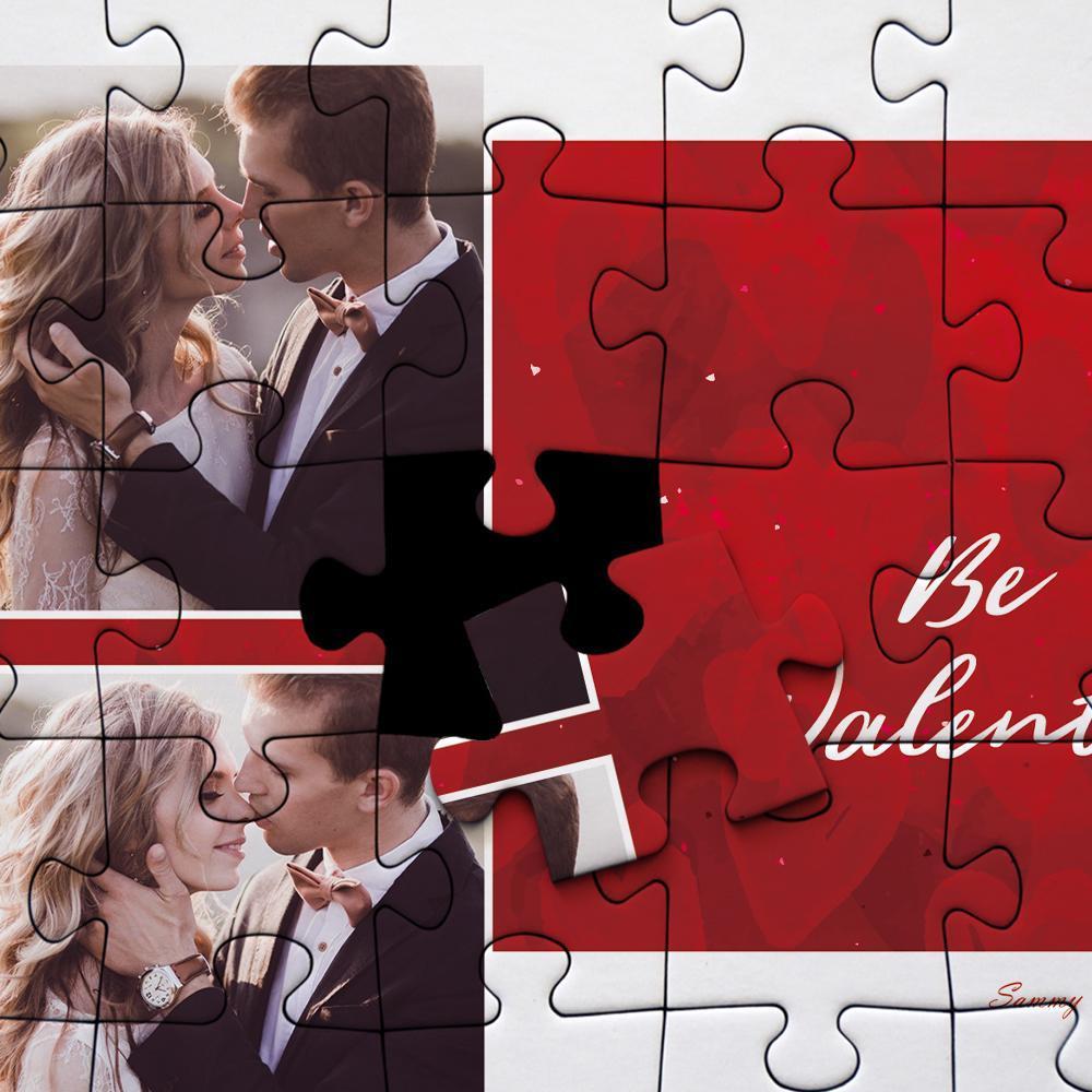 Custom Photo Puzzle Be My Valentine - 35-1000 pieces
