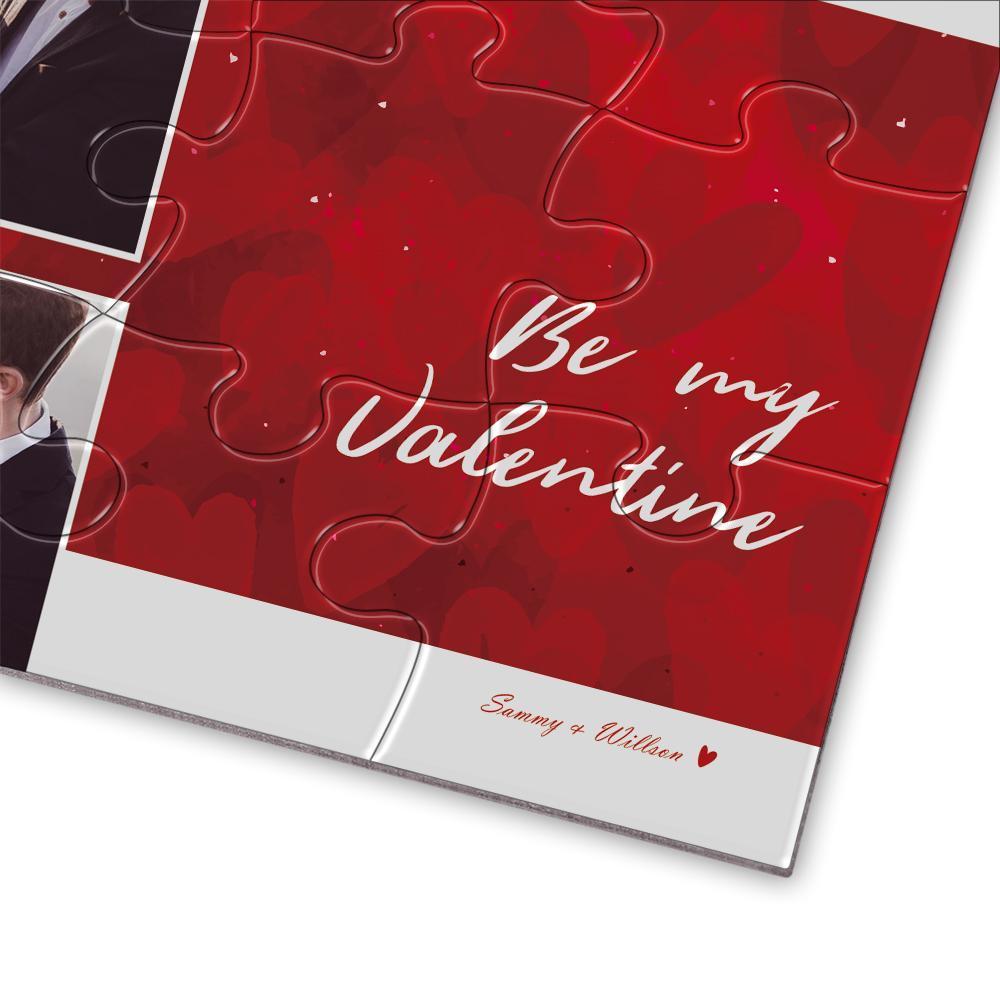 Custom Photo Puzzle Be My Valentine - 35-1000 pieces