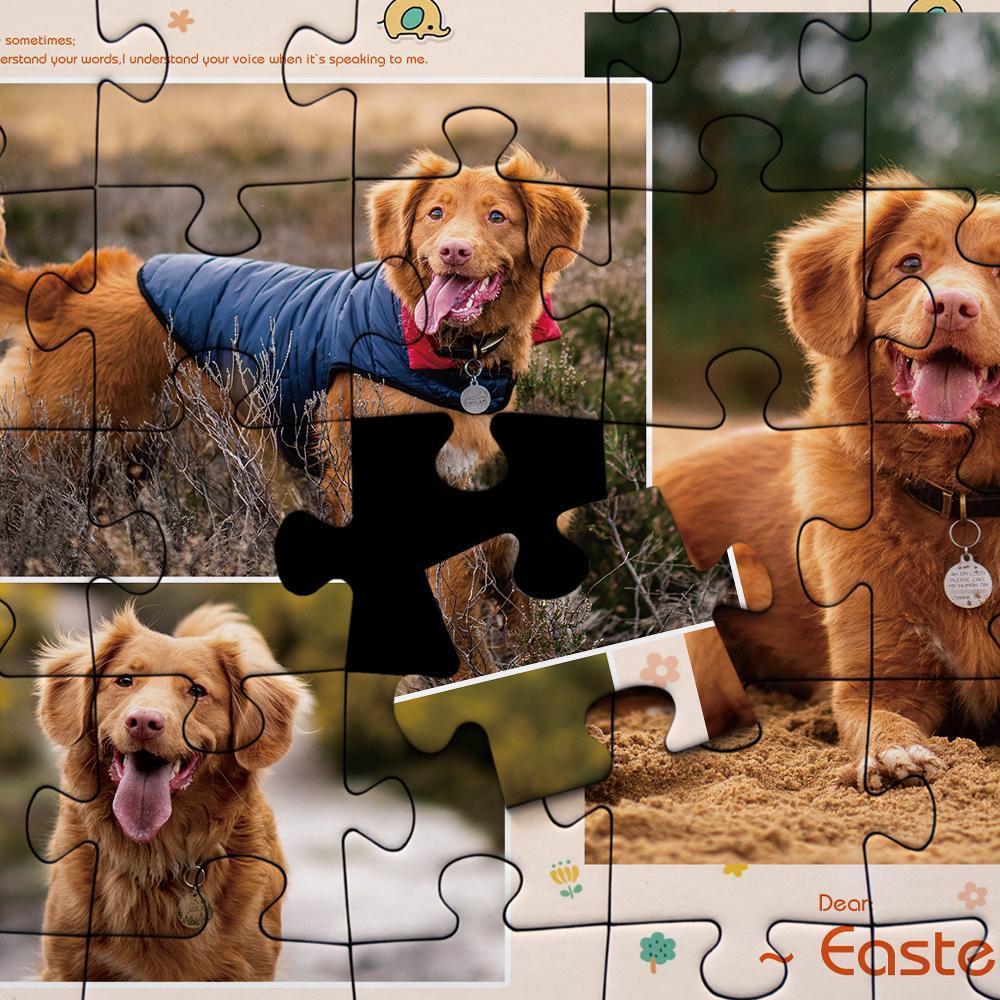 Custom Photo Puzzle Cute Pet - 35-1000 pieces