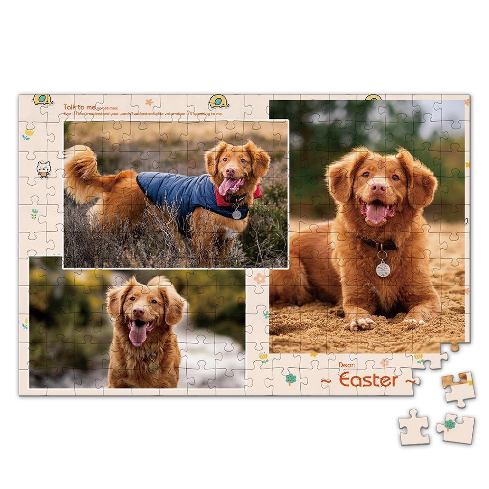 Custom Photo Puzzle Cute Pet - 35-1000 pieces