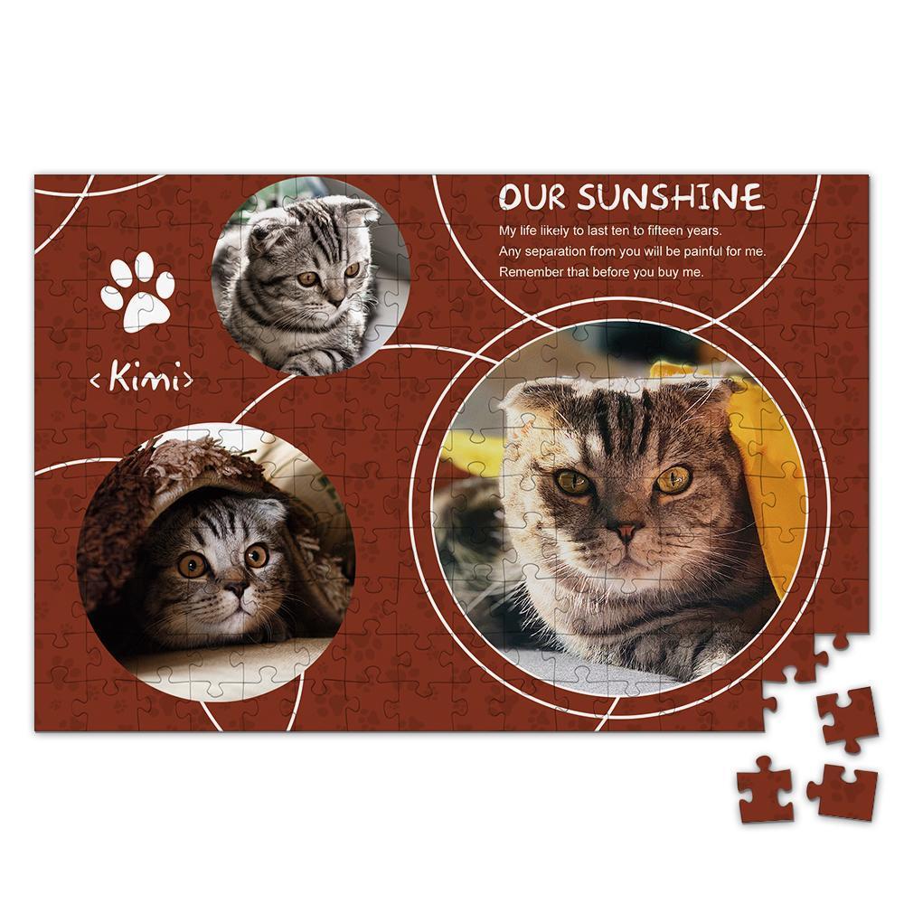 Custom Photo Puzzle You Are Our Sunshine - 35-1000 pieces