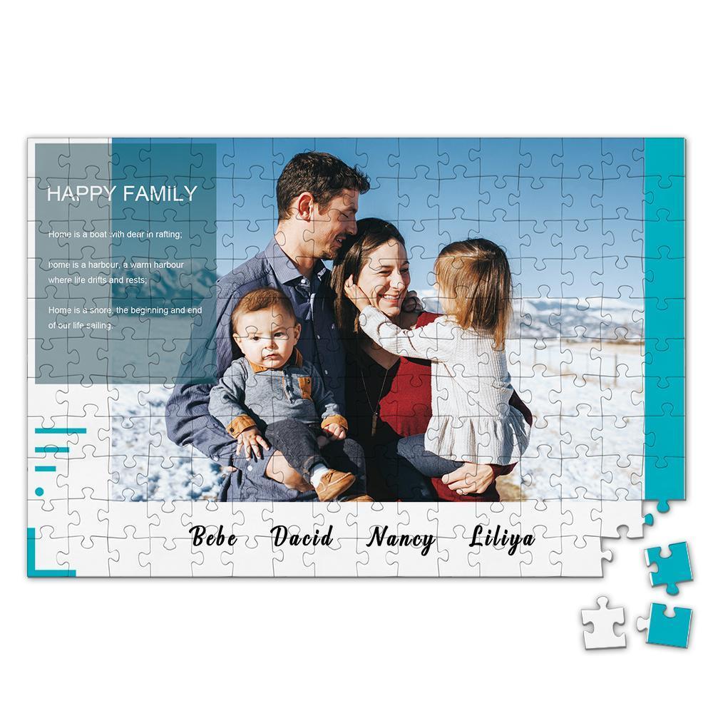 Custom Photo Puzzle Happy Family - 35-1000 pieces