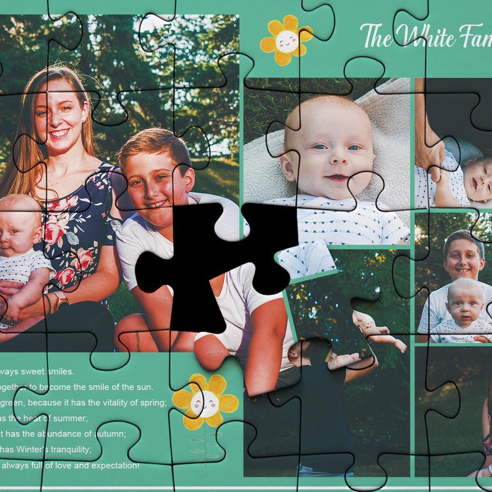 Custom Photo Puzzle Warm Family - 35-1000 pieces