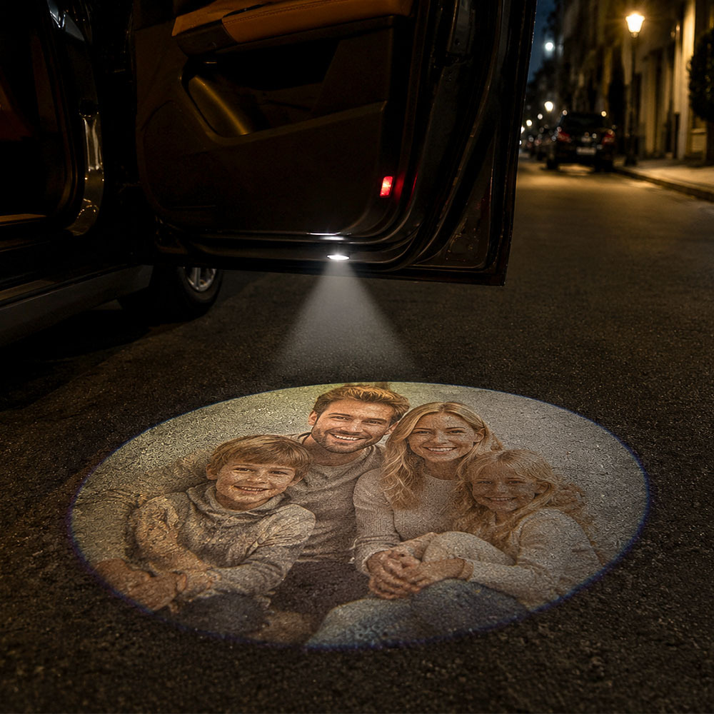 Custom Car Door Projectors LED Welcome Logo Light - MyMoonLampAu