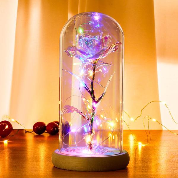 Mother's Day Gifts Galaxy Flower Rose-for Girlfriend Romantic Anniversary Gifts