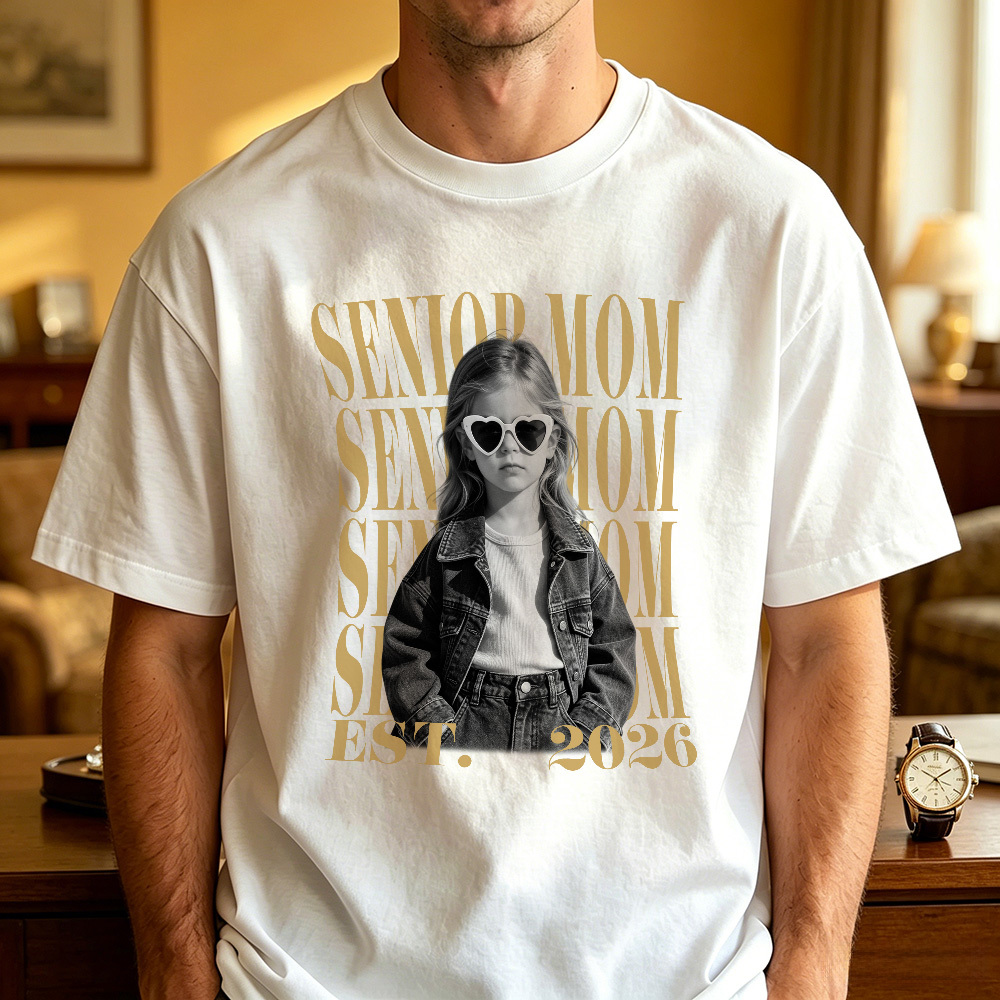 Custom Vintage Photo Shirt: Personalized Shirt With Kids Photo, Funny Dad Shirt, Best Dad Ever Shirt, New Dad Gift Fathers Day - MyMoonLampAu