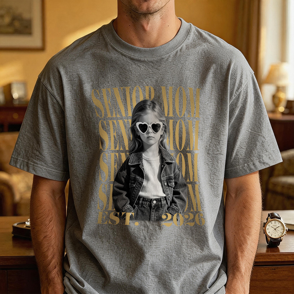 Custom Vintage Photo Shirt: Personalized Shirt With Kids Photo, Funny Dad Shirt, Best Dad Ever Shirt, New Dad Gift Fathers Day - MyMoonLampAu