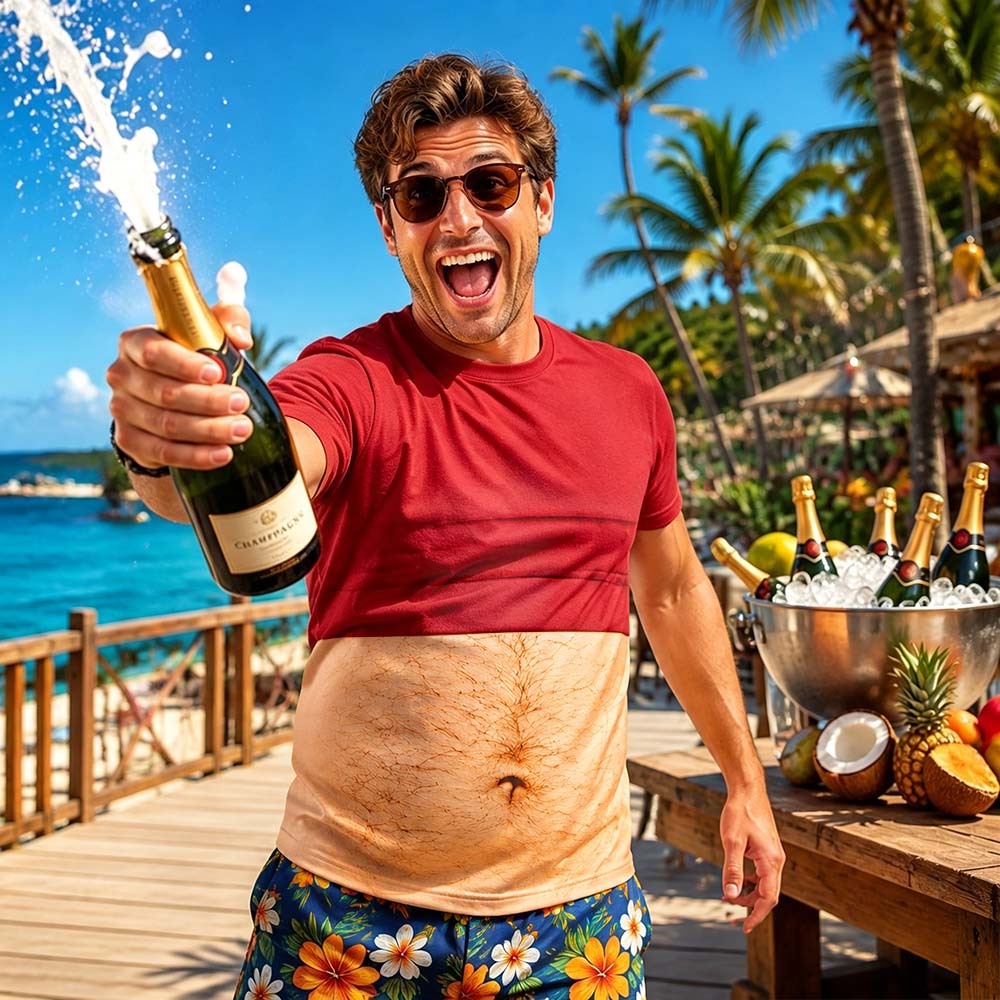 Dad Bod Shirt, Custom Faux Chest Hair Shirt, Personalized Aloha And Chill Shirts, Novelty Tropical Beach Fake Muscle Shirt, Novelty Dad Tee - MyMoonLampAu