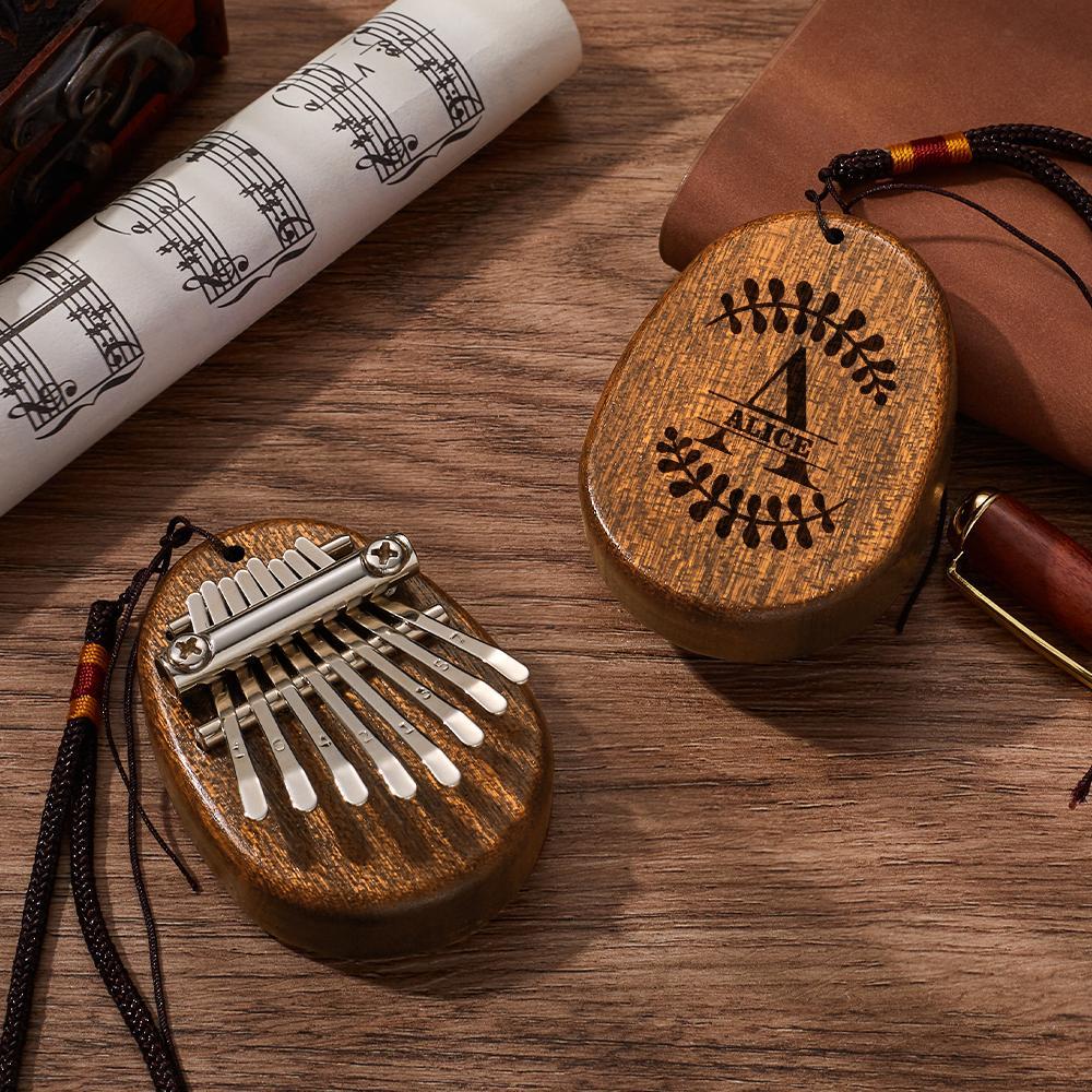Custom Butterfly Kalimba Thumb Piano, 8 Keys Mini Kalimba, For Beginners And Children's