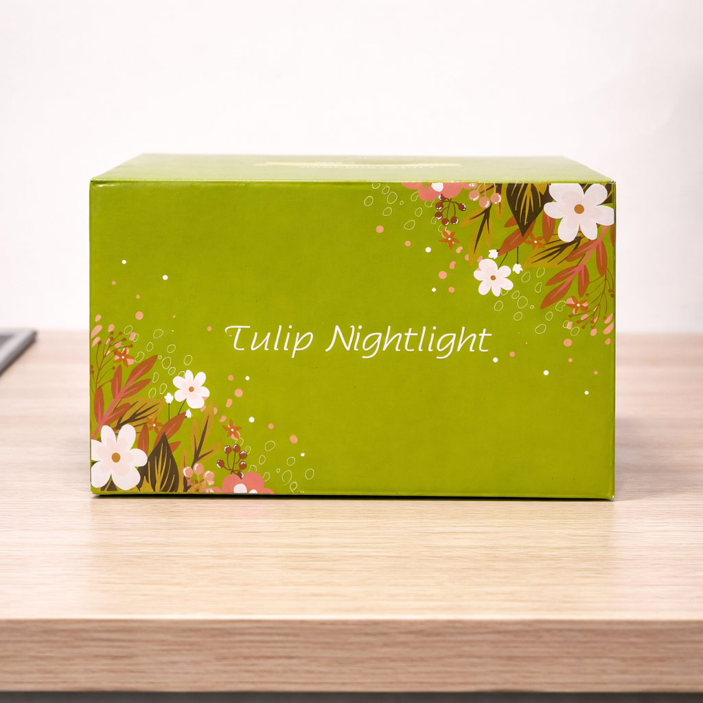 Tulip Night Light Packaging - MyMoonLampAu