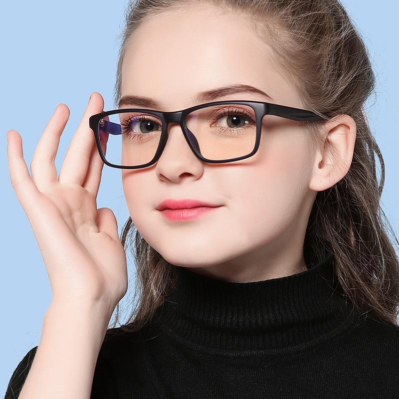 Cherub - (Age 7-12)Children Blue Light Blocking Computer Reading Gaming Glasses - Matte Transparent Red - mymoonlampau