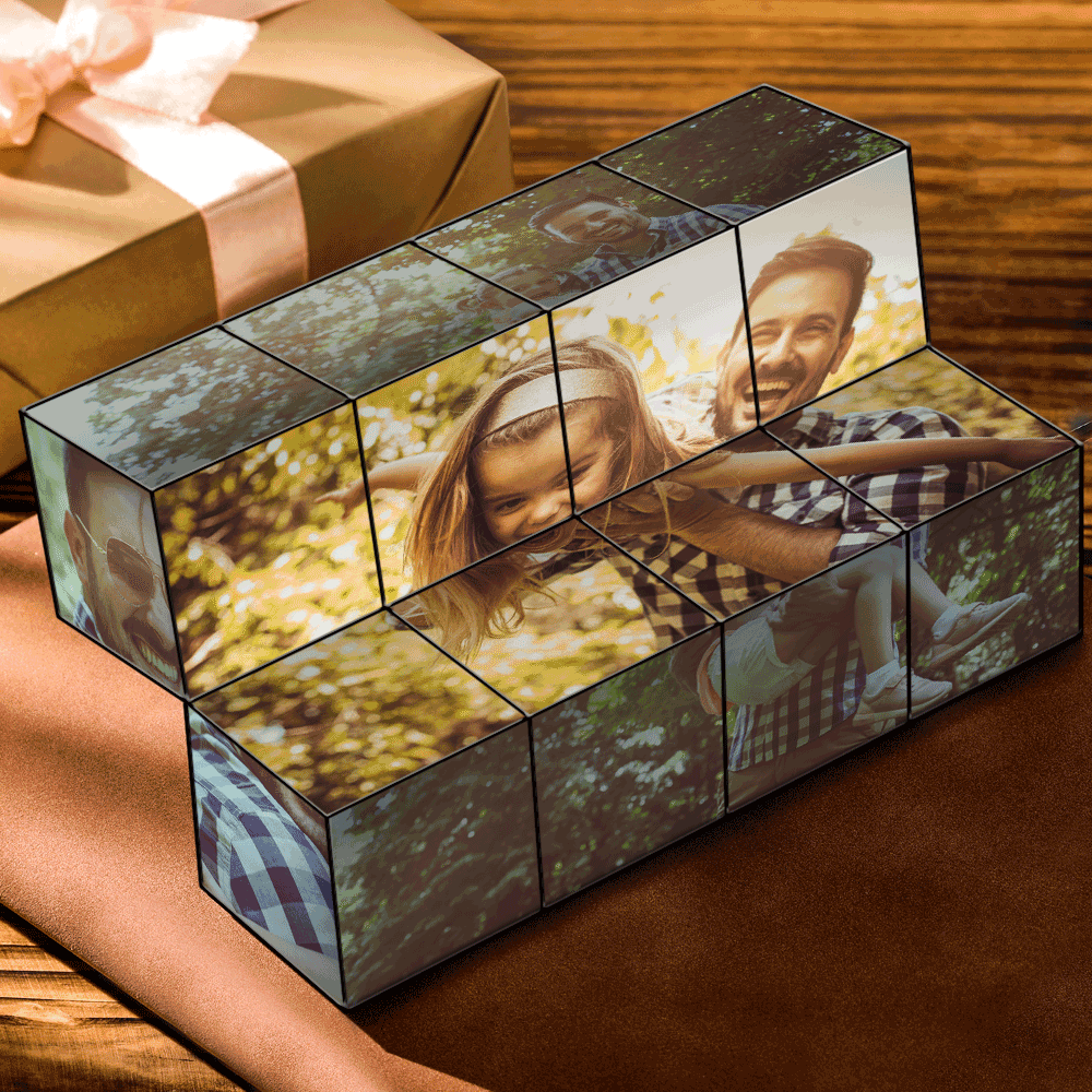 Father's Day Gifts Custom Folding Picture Cube