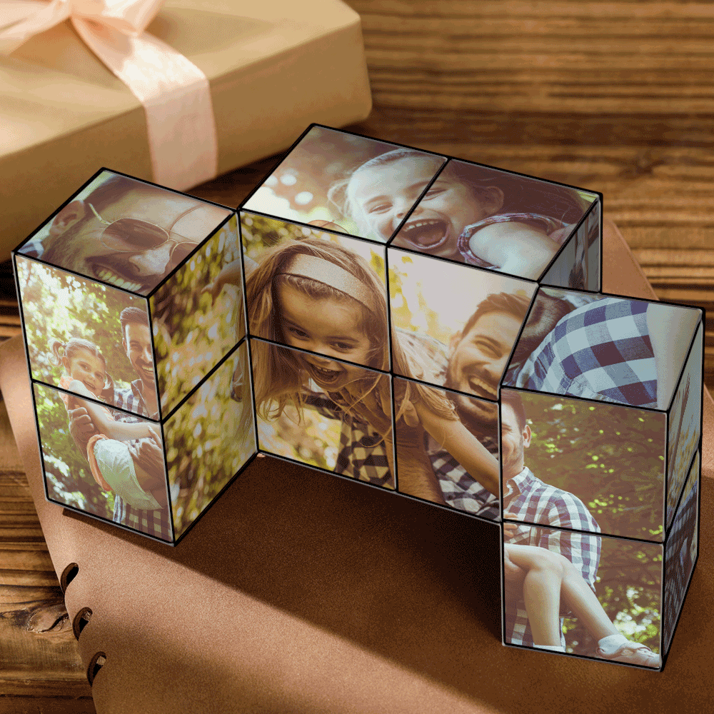 Father's Day Gifts Custom Folding Picture Cube