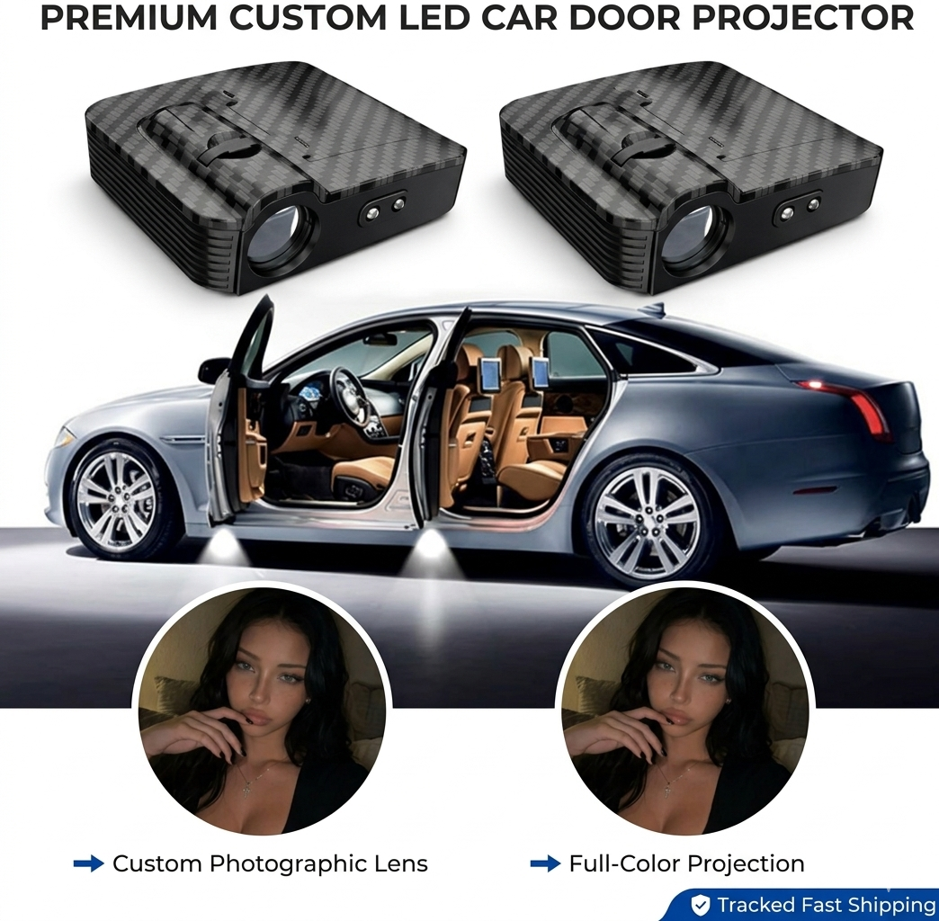 Custom Car Door Projectors LED Welcome Logo Light - MyMoonLampAu