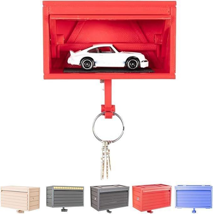Car Garage Key Holder with Opening Door Funny Gift Idea - MyMoonLampAu