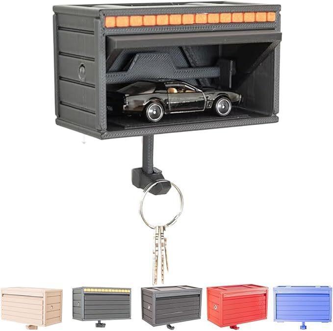 Car Garage Key Holder with Opening Door Funny Gift Idea - MyMoonLampAu