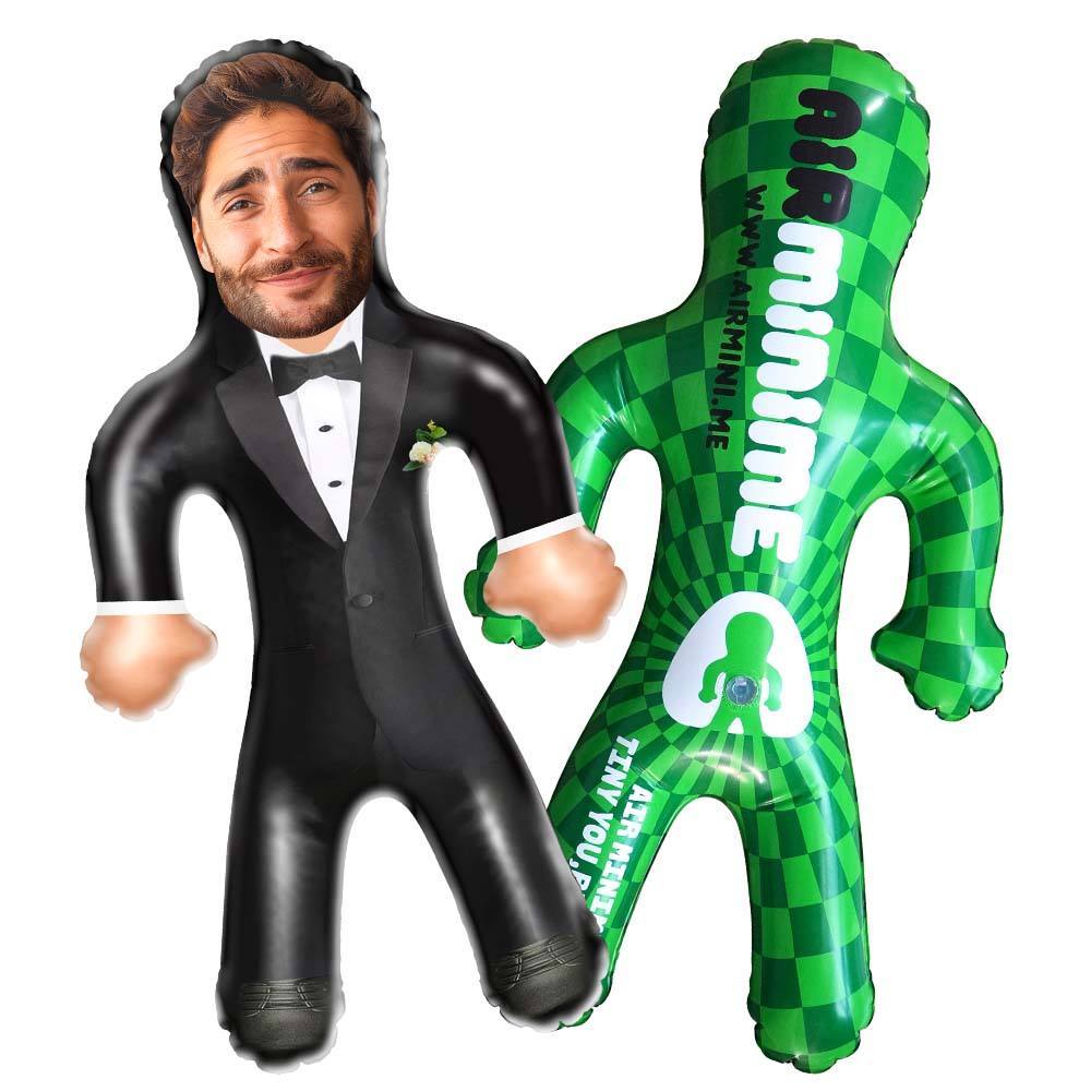 Personalized Groom Blow Up Dolls Unique Wedding Gifts Bachelorette Party Decor - MyMoonLampAu