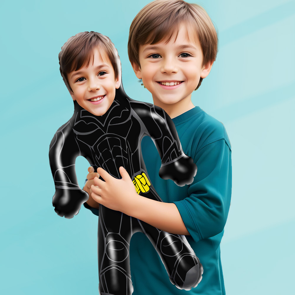 Personalized Blow Up Dolls Superhero Inflatable Minime Balloon Custom Face Hero Air Minime for Him/Kids - MyMoonLampAu