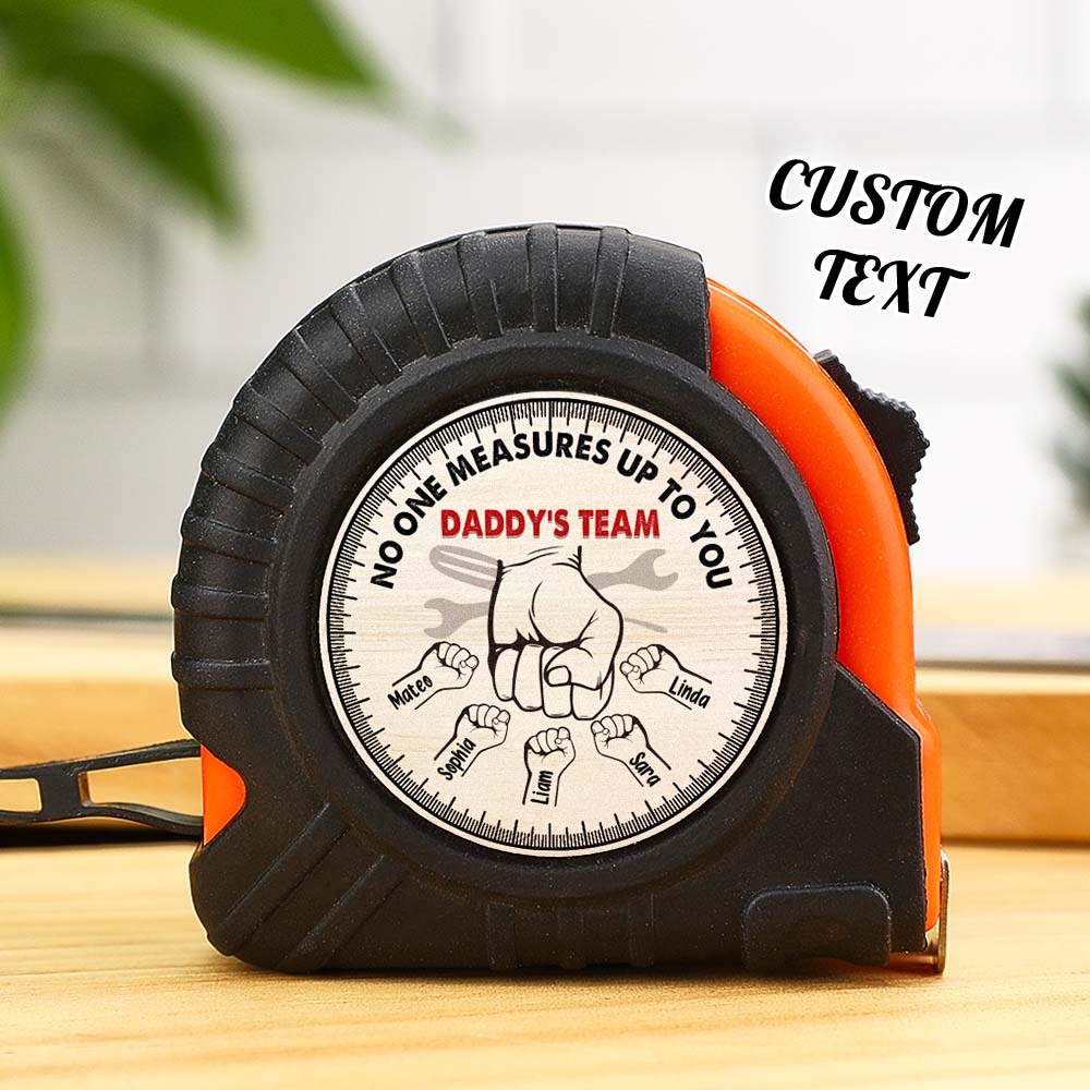 No One Measures Up To You Personalized Tape Measure Custom Father's Day Gift -